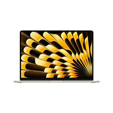 Apple 2024 MacBook Air 15-inch Laptop with M3 chip: Built for Apple Intelligence, 15.3-inch Liquid Retina Display, 16GB Unified Memory, 512GB SSD Storage, Backlit Keyboard, Touch ID; Starlight - Image 1