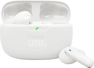 JBL Vibe Beam 2 - True Wireless Noise Cancelling Earbuds Pure Bass Sound & Smart Ambient Technology, 4mics for Crisp, Clear Calls, up to 40Hrs of Playback, IP54 Dust & Water Resistant (White) - Image 8