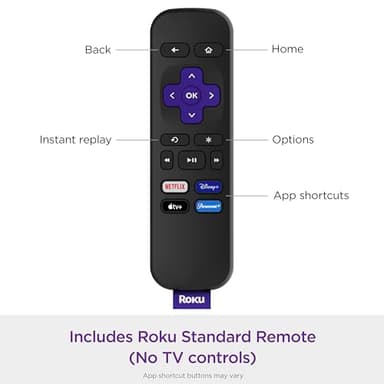 Roku Express | HD Roku Streaming Device with Standard Remote (no TV controls), Free & Live TV - Image 6