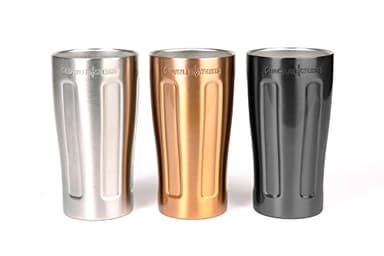 GrowlerWerks uPint Vacuum Insulated Pint For Craft Beer, Black Chrome - Image 2