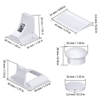 Child Safety Magnetic Cabinet Locks 6 Pack+2 Keys-AOSITE Baby Proofing Magnetic Drawer Locks for Kitchen with Adhesive No Drilling or Screws Fixed, 4 Baby Safety Cabinet Locks for Knobs - Image 2