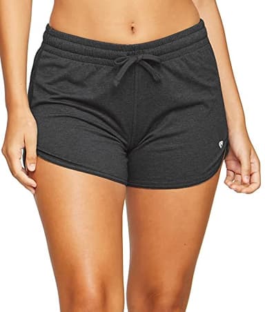 COLOSSEUM Active Women's Simone Cotton Blend Yoga and Running Short (Black, Large) - Image 2