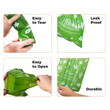 Best Pet Supplies Poop Bags for Dogs, 50% Post-Consumer Recycled Content dog waste bags on rolls, fits all poop bag holders for leashes - 150 Count, Green, Lavender Scented - Image 3