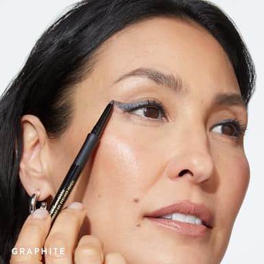 LAURA GELLER NEW YORK INKcredible Gel Eyeliner - Graphite - Waterproof Smudge-proof Eyeliner Pencil - Built in Sharpener - Image 9