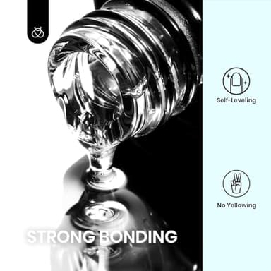 Beetles 9 in 1 Nail Glue Gel for Nail Tips and Clear Acrylic Nails Long Lasting, Curing Needed UV Extension Glue for False Nail Tips and Press on Nails, Fall Halloween Nails - Image 7