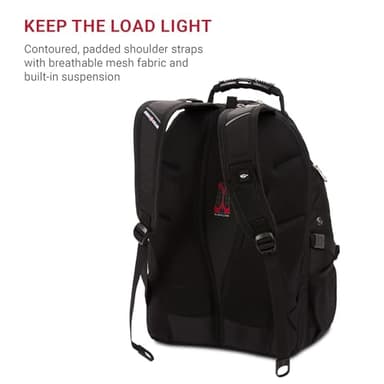 SwissGear 1900 Scansmart TSA 17 Laptop Backpack, Black, 19-Inch - Image 5