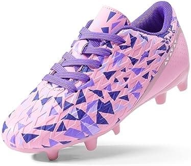 DREAM PAIRS Boys Girls Soccer Cleats Youth Firm Groud Classic Lightweight Football Shoes for Little/Big Kid - Image 3