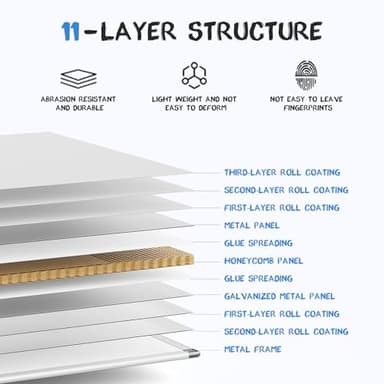 DUMOS Magnetic White Board, 36 X 24 Inches Dry Erase Board for Home Office School,Sliver Reinforced Aluminum Frame - Image 4