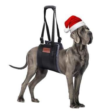 S-ETOVUS Dog Sling for Large Dogs Hind Leg Support, Magic Tape Dog Lift Harness, Soft Dog Support Harness for Back Legs, Hip Support Harness to Help Senior, Injured, Disabled and After ACL Surgery - Image 8
