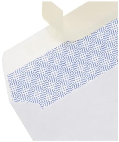 Amazon Basics #10 Security-Tinted Self-Seal Business Envelopes with Left Window, Peel & Seal Closure - 500-Pack, White - Image 3