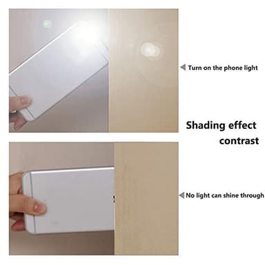 NICETOWN Bedroom Full Blackout Curtain Panels, Super Thick Insulated Window Covers, Complete Blackout Draperies with Black Liner for Short Window(Biscotti Beige, Set of 2 PCs, 52 by 63-inch) - Image 4