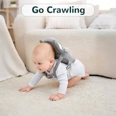 Raelitego Baby Head Protector Backpack for Falling Crawling and Walking Toddler Essentials Harness Infant Koala Toys Helmets Baby Christmas Gifts Essentials Must Have Stuff Items for 0.5-2 Years - Image 3