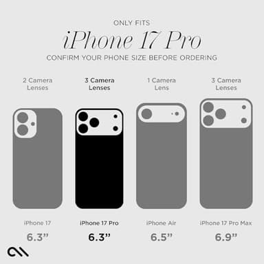 Case-Mate Soap Bubble iPhone 17 Pro Case [Compatible with MagSafe] - Liquid Glitter Phone Case with 12ft Drop Protection - Premium Magnetic Cover for iPhone 17 Pro - Iridescent Waterfall - Image 2