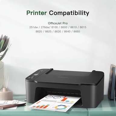 950XL 951XL Combo Compatible for HP 950 950XL and 951XL Ink Cartridges Combo Pack Work for Officejet Pro 8600 8610 8620 8100 8630 8660 8640 76DW 251DW Printers, 5 Pack, 2 Black,Cyan,Magenta,Yellow - Image 2