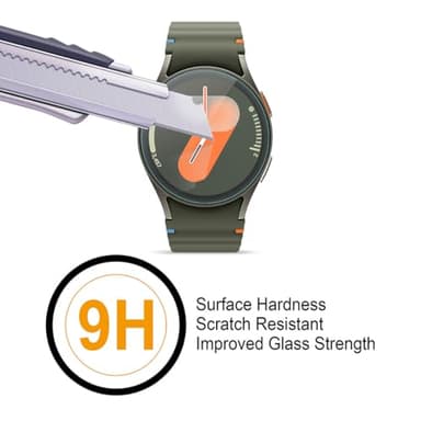 Supershieldz (3 Pack) Designed for Samsung Galaxy Watch 7, 6, 5, 4 (40mm) / Watch FE (40mm) Tempered Glass Screen Protector, Anti Scratch, Bubble Free - Image 5