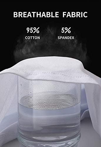 V FOR CITY Camisole Tops for Women Built-in Shelf Bra Adjustable Strap Tank Summer Cotton Cami Shirt 2 Pack Black White XL - Image 5