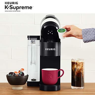 Keurig K-Supreme Single Serve K-Cup Pod Coffee Maker, MultiStream Technology, 4 Brew Sizes, 66oz Dual-Position Removable Reservoir, Black - Image 10