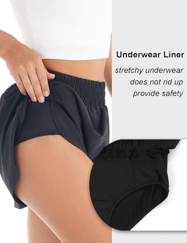 Blooming Jelly Women's Quick-Dry Running Shorts Workout Sport Layer Active Shorts with Pockets 1.75" - Image 6