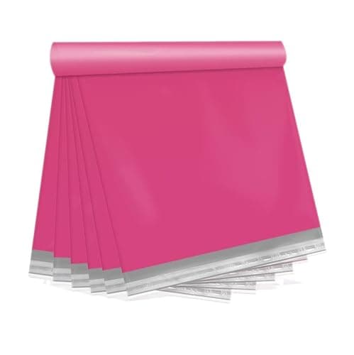 TRAEKESYI Pink Poly Mailers 14.5X19 100 Pack, Strong Adhesive Shipping Envelopes for Clothing/Shirt, Poly Bags for Small Businesses, Waterproof Mailing for Shipping, Packages Bags