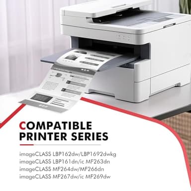 051 MF264DW Toner Cartridge Compatible for Canon Toner Cartridge 051 CRG-051 051H CRG-051H for imageCLASS MF264dw MF269dw MF267dw LBP162dw MF266dn MF263dn LBP161dn Printer 2-Pack - Image 2