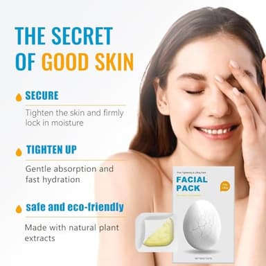 UFUXD 2025 New Zombie Facial Mask, New Zombie Mask Skin Care, Zombie Mask Facial, Hydrating Skincare Face Mask for Pore Tightening & Lifting Deep Cleaning Clay Mud with Brush (1 Box, 8ea) - Image 4