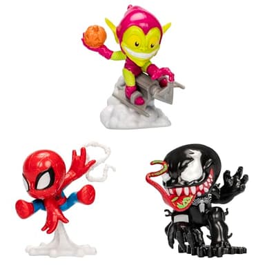 Marvel Spider-Man Mighty-Verse Collection Series 1 Multipack, 3 Collectible 2.5-Inch Action Figures, Super Hero Toys for 4 Year Old Kids and Up (Amazon Exclusive) - Image 1