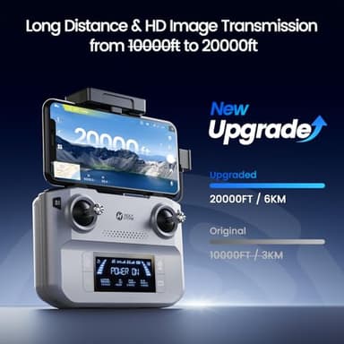 Holy Stone HS360E GPS EIS Drones with Camera for Adults 4K, 249g FAA Compliant Lightweight Foldable FPV RC Quadcopter Drone with 1200W Sensor, 20000ft Range, Auto Return, Follow Me, Upgraded HS360S - Image 4