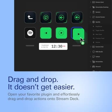 Elgato Stream Deck Neo – 8 Customizable Keys, 2 Touch Points, Speed Through Tasks & Workflows - Control Word, Excel, PowerPoint, Teams, Zoom, Spotify and more, Drag-’n-Drop Setup - Works with Mac & PC - Image 7