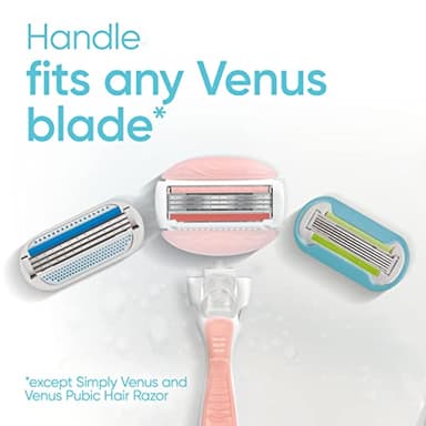 Gillette Venus ComfortGlide White Tea 4 count, with Gillette Venus ComfortGlide plus Olay 2 count, Women's Razor Blade Refills - Image 7