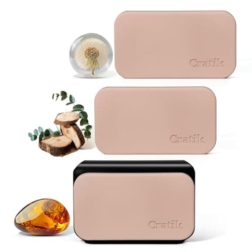 Car Air Freshener - Stone Air Freshener - Car Odor Eliminator for Visor Clip- Natural Scent Starter Kit, Vehicle Scent Diffuser for Cabin, Truck & SUV-Pack of 3 (Teak-Amber-Open Air)-CLIP INCLUDED - Image 1