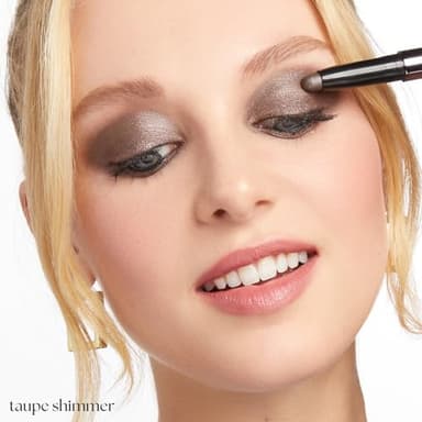 Julep Eyeshadow 101 Cream-to-Powder Waterproof Shadow Stick – Taupe Shimmer – Long-Lasting, Crease-Proof, Soft Grey Shimmer Eyeshadow with Built-in Smudger - Image 3