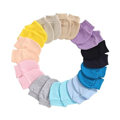 6 Pairs Baby Mittens No Scratch Mittens Infant Soft Gloves Mittens for 0-6 Months Boys Girls - Image 6