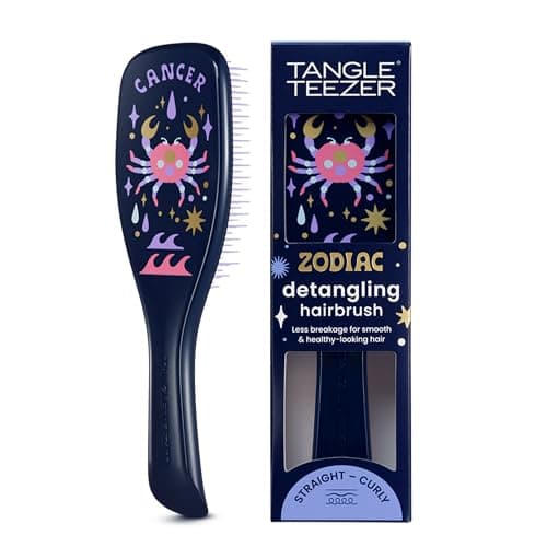 Tangle Teezer Zodiac Ultimate Detangler Hairbrush for Wet & Dry Hair, Eliminates Knots & Reduces Breakage for All Hair Types, Cancer - Image 1