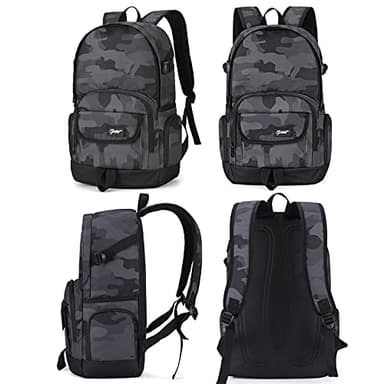 rickyh style School Backpack Travel Bag for Men & Women Lightweight College Back Pack with Laptop Compartmen - Image 2