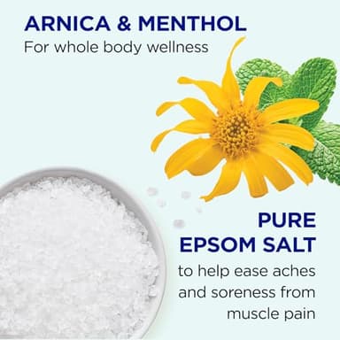 Dr Teal's Epsom Salt Magnesium Soak, Arnica Body Relief with Arnica, Menthol & Essential Oils, 3 lbs - Image 3