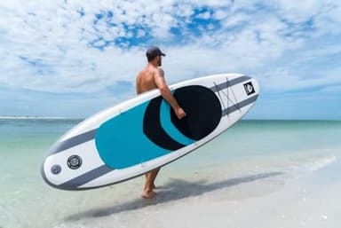 Roc Inflatable Stand Up Paddle Boards with Premium SUP Paddle Board Accessories, Wide Stable Design, Non-Slip Comfort Deck for Youth & Adults (Ocean) - Image 5