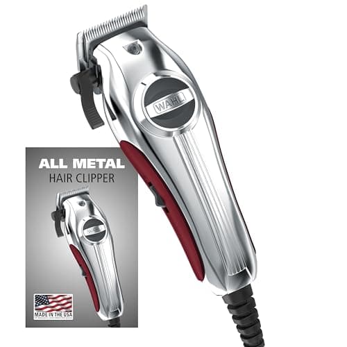 Wahl USA Pro Ultra Quiet High Torque Corded Hair Clipper for Ultra Quiet Operation and Cooler Operating Temperatures, Metal Housing with Bonus Hair Clipping Guard Caddy - Model 3000097 - Image 1