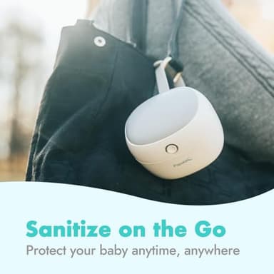 Papablic Portable Pacifier Sanitizer, UV Light Sanitizer Case for Pacifier, USB Rechargeable Mini Pacifier Sanitizer Box, 99.9% Cleaned in 59 Seconds - Image 7