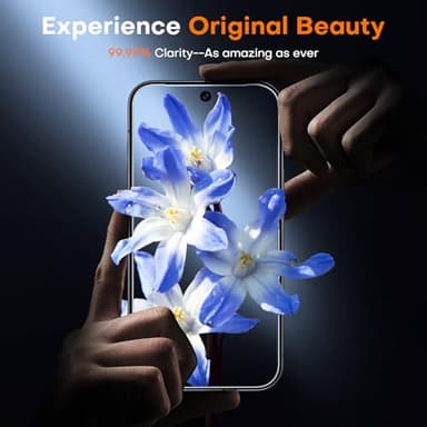 TOCOL for Google Pixel 10 Pro XL Screen Protector 6.7 9H Hardness Military Grade Shatterproof HD Tempered Glass for Full Coverage Easy Installation 2 Pack - Image 6