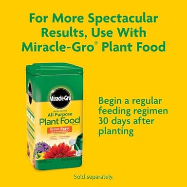 Miracle-Gro Potting Mix, For Container Plants, Flowers, Vegetables, Annuals, Perennials, Shrubs, Feeds for up to 6 Months, 16. qt., 2-Pack - Image 9