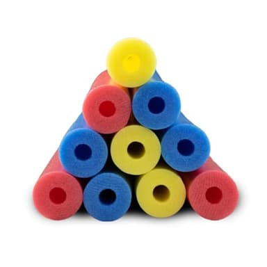 In The Swim 20-Pack, 3-Inch Diameter Jumbo Pool Noodles – Soft Large Foam Noodles for Extra Buoyancy - Floating Training Device, Exercise Aid, Pool Toy - 50 Inches Long - 3 Assorted Colors - Image 2