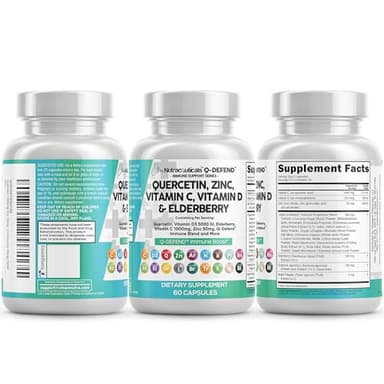 Clean Nutraceuticals Quercetin Zinc Vitamin C Vitamin D Bromelain Elderberry - Lung Immune Support Supplement Adults with Artemisinin, Sea Moss, Echinacea, Allergy Relief - Image 8