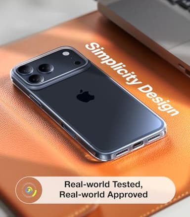 TORRAS Slim Fit for iPhone 17 Pro Max Case, Ultra Thin 17 Pro Max Case, Lightweight Matte Anti-Scratch Hard PC Cover Phone Case for iPhone 17 Pro Max 6.9 inch, Clear - Image 8