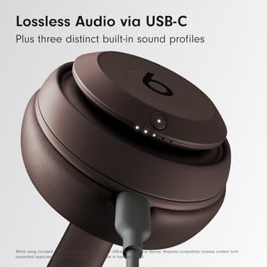 Beats Studio Pro - Wireless Bluetooth Noise Cancelling Headphones - Personalized Spatial Audio, USB-C Lossless Audio, Apple & Android Compatibility, Up to 40 Hours Battery Life - Deep Brown - Image 6
