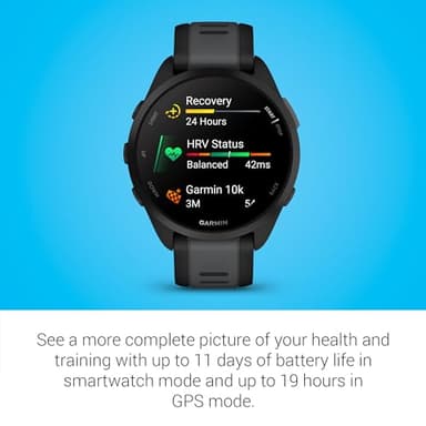 Garmin Forerunner 165 Music, Running Smartwatch, Colorful AMOLED Display, Training Metrics and Recovery Insights, Music on Your Wrist, Black - Image 5