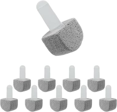 Yingmore 10 Packs Pumice Stone for Toilet Cleaning,Pumice Toilet Bowl Cleaning for Cleaning Toilet,Bathtubs,Kitchen Sink,Grill(Refill) - Image 1