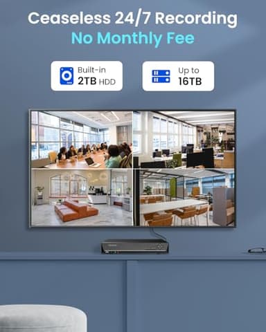 REOLINK New Version 12MP Smart Security System with AI Video Search, Person/Vehicle/Animal Detection Color & Infrared Night Vision, Two-Way Talk, 24/7 Recording, Perimeter Protection, RLK8-1200D4-A - Image 7