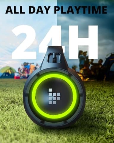 Tronsmart Bang SE Portable Bluetooth Speaker, Colorful LED and 40W Wireless Stereo to Infuse Your Party, Ultra Lightweight Portable Design and IPX6 Waterproof, Suitable for Party/Outdoor/Travel - Image 5