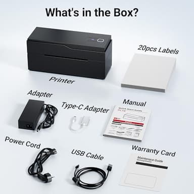 Bluetooth Thermal Shipping Label Printer – Wireless 4x6 Shipping Label Printer for Small Business & Shipping Packages, Support Android, iPhone and Windows, Widely Used for Amazon, Ebay, Shopify, Etsy - Image 8