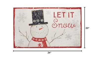 Primitives by Kathy Decorative Rug - Let It Snow - Image 2